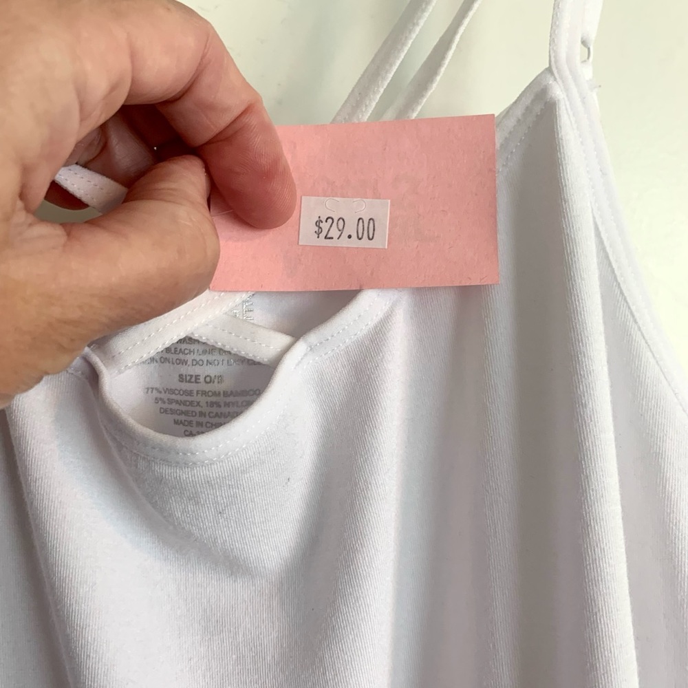 White Tank Top - Picture 4 of 6